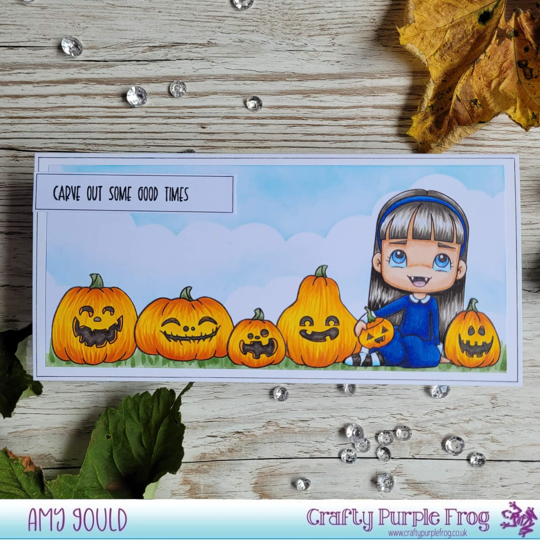Clear Stamp Set - Carve out some fun
