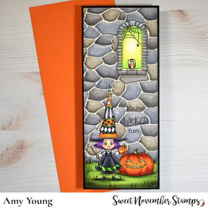 Clear Stamp Set - Background Builder: Halloween Room