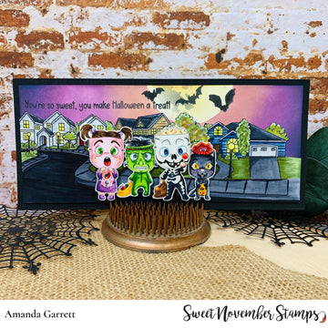 Digital Stamp - Halloween Masquerade: Scottie the Skeleton