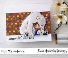 Load image into Gallery viewer, Clear Stamp Set - Sending Big Bear Hugs
