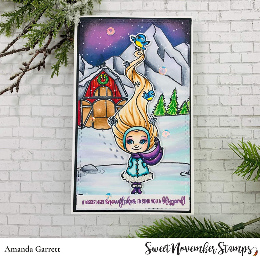 Clear Stamp Set - A Chill in the Hair