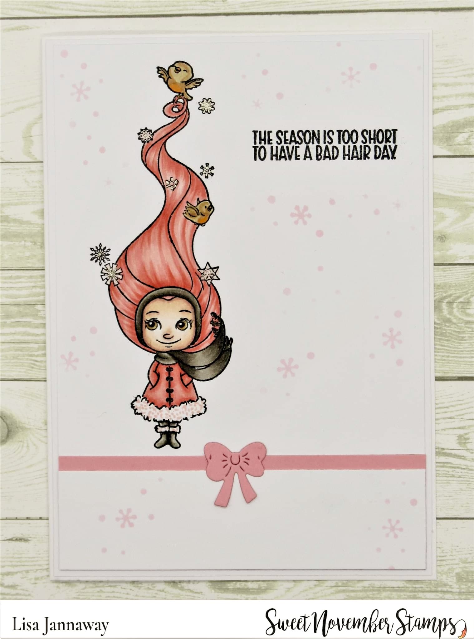 Clear Stamp Set - A Chill in the Hair