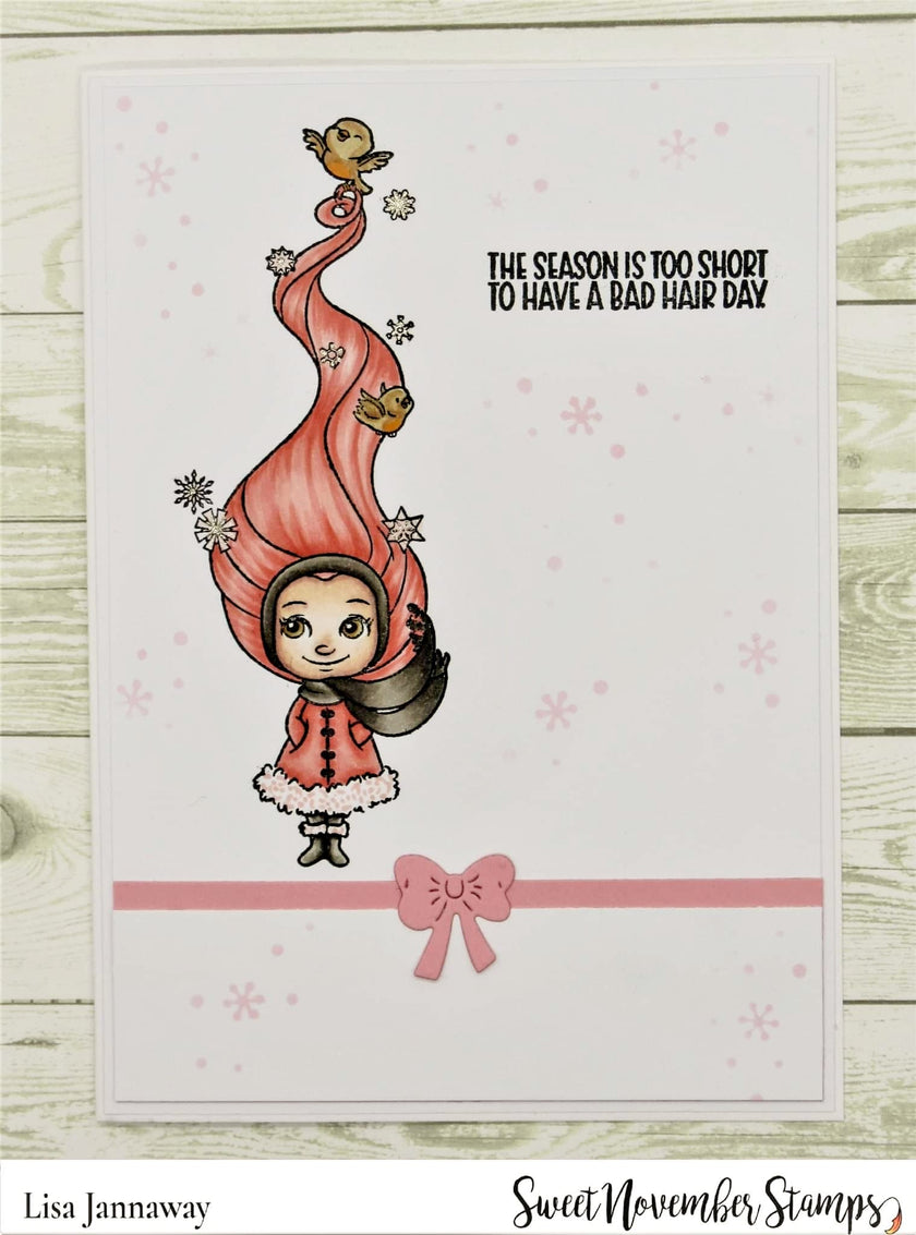 Clear Stamp Set - A Chill in the Hair