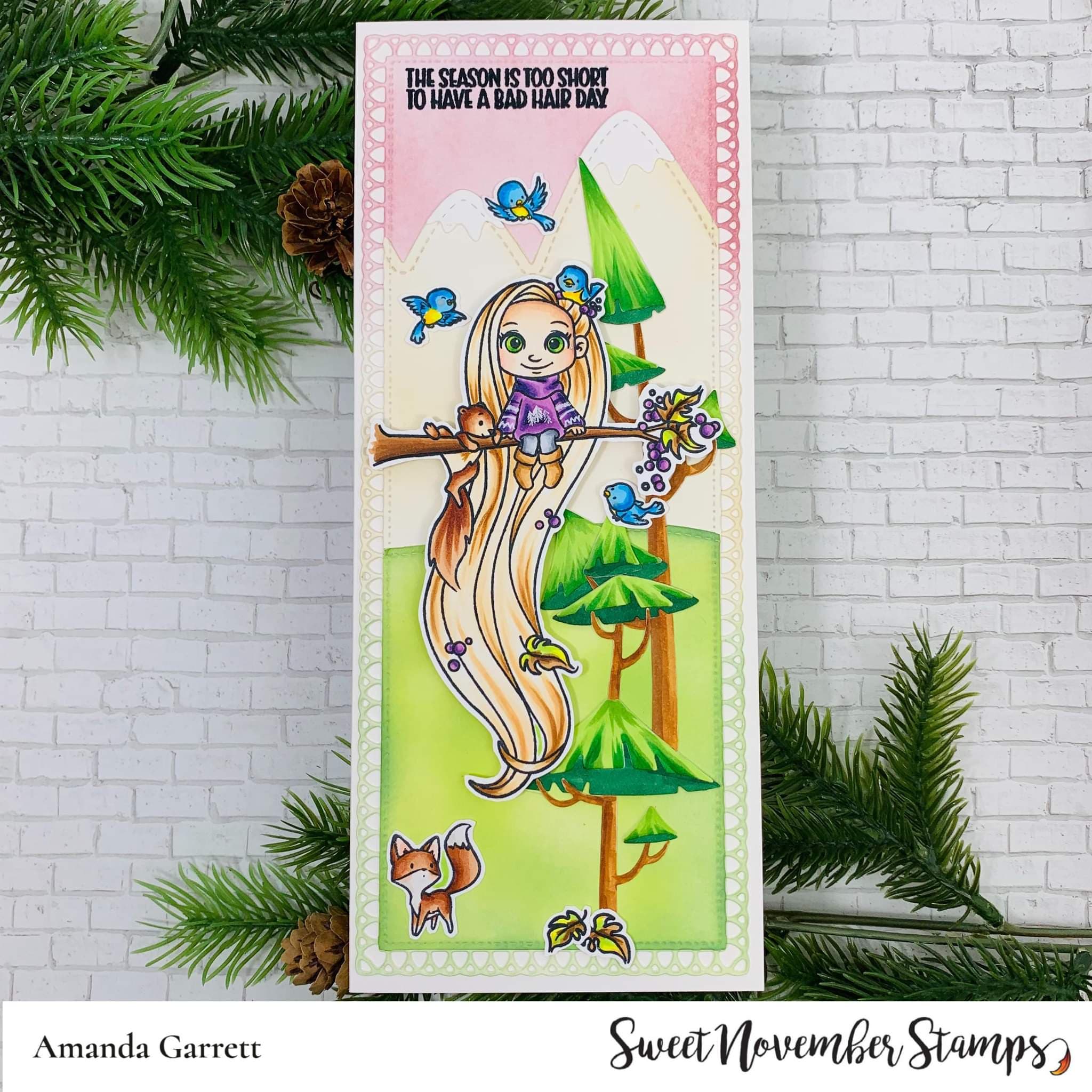 Clear Stamp Set - A Chill in the Hair