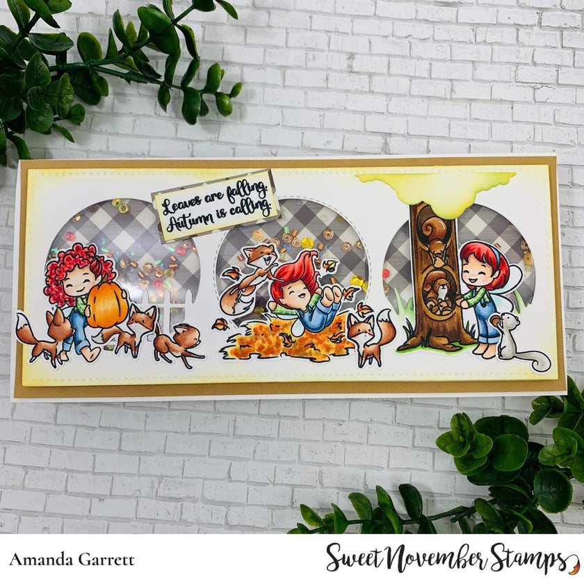 Clear Stamp Set - Falling into Fairwees #2