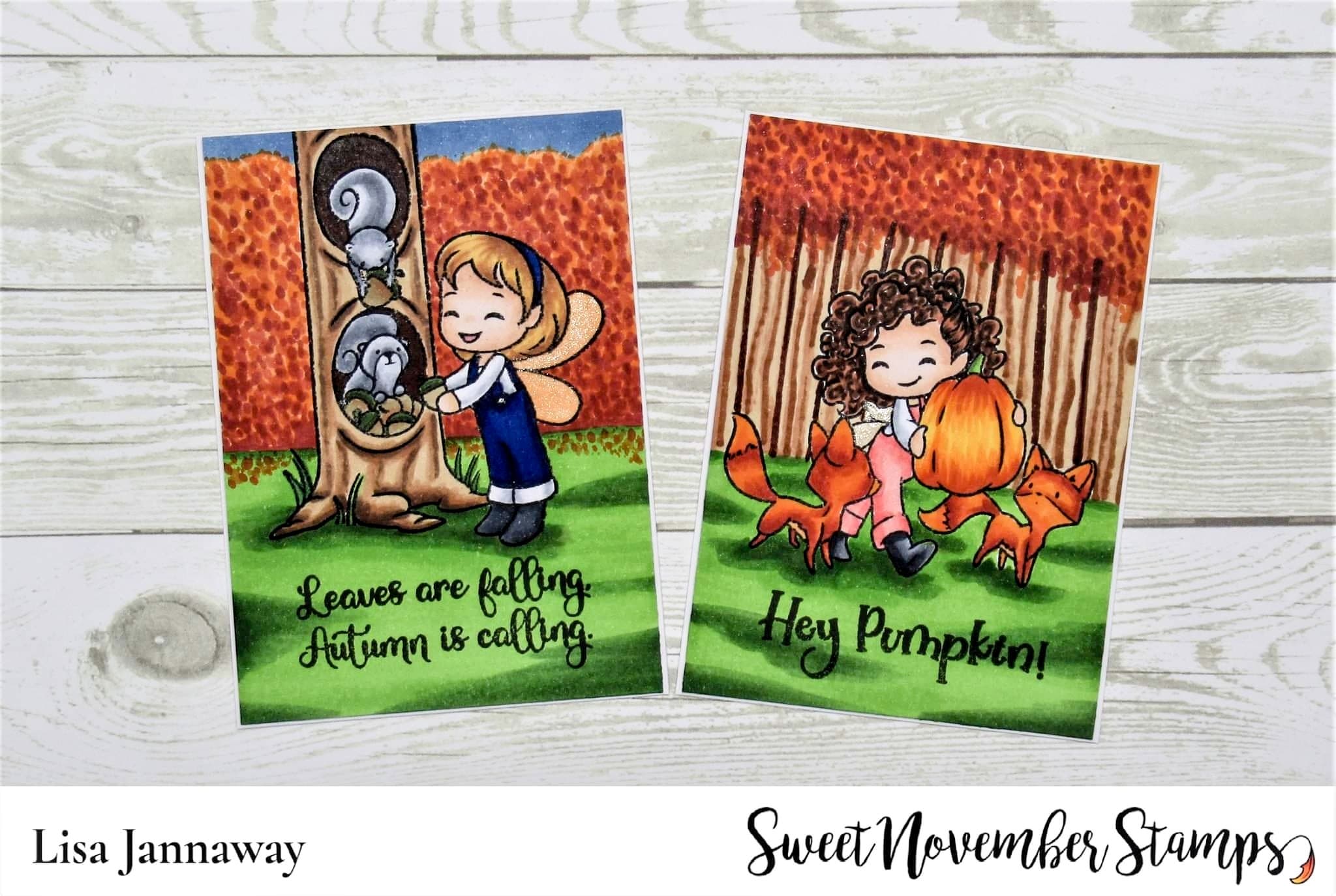 Clear Stamp Set - Falling into Fairwees #2