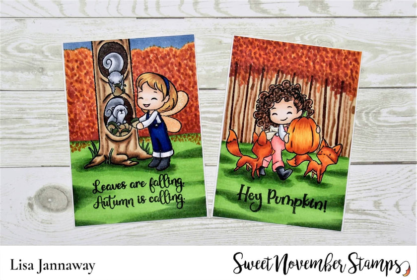 Clear Stamp Set - Falling into Fairwees #2