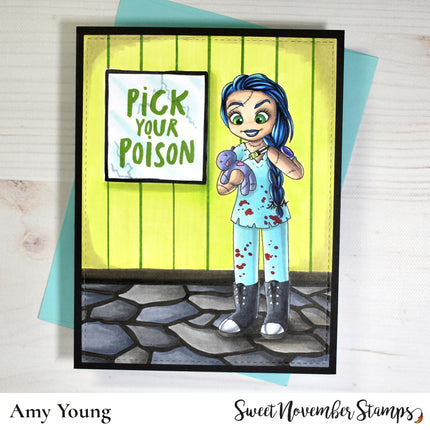 Digital Stamp - Goth Dolls: Crazed Christa