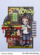 Load image into Gallery viewer, Digital Stamp - Goth Dolls: Crazed Christa
