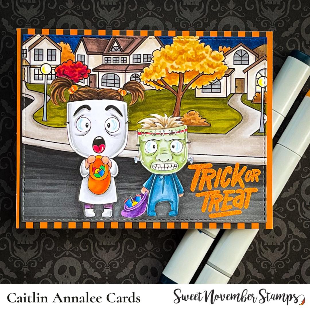 Digital Stamp - Halloween Masquerade: Ghost Gertie