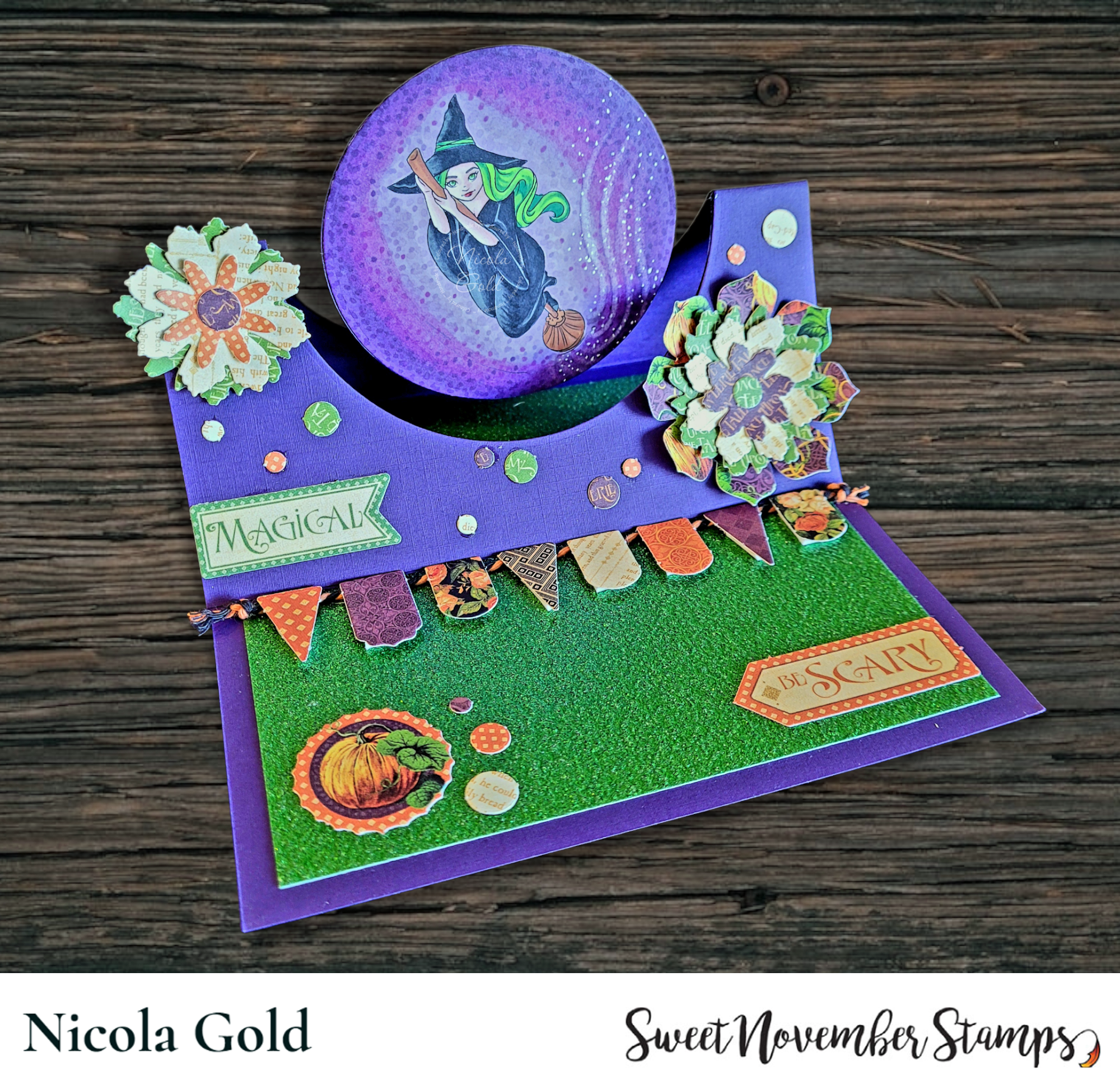 Digital Stamp - Flying High Witches: Evanora