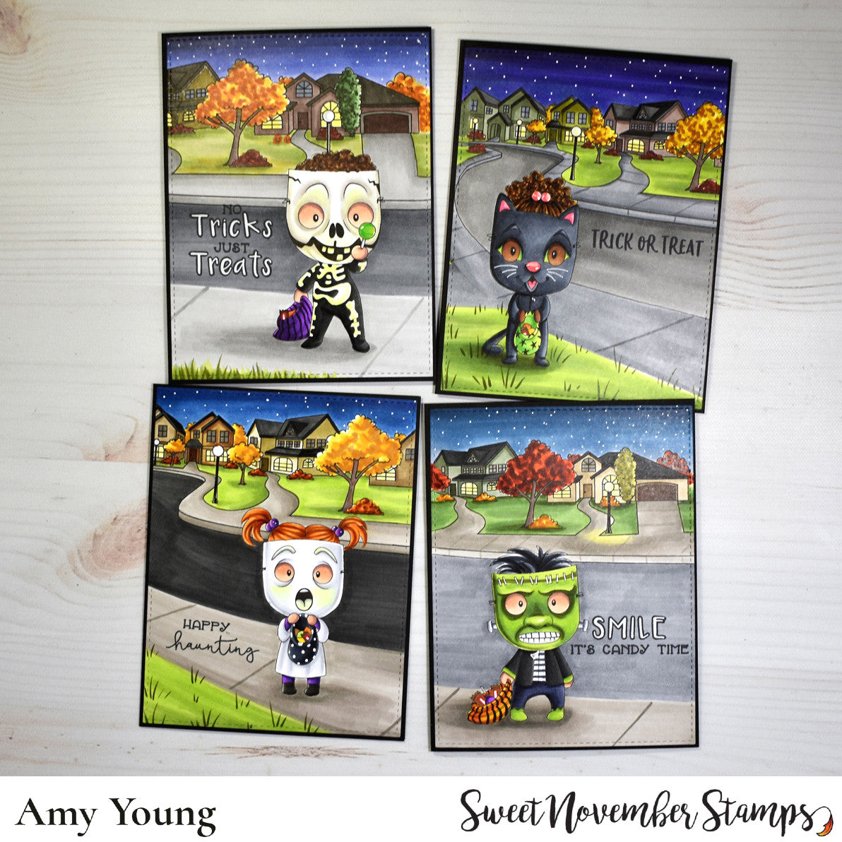 Digital Stamp - Neighborhood Background Builder