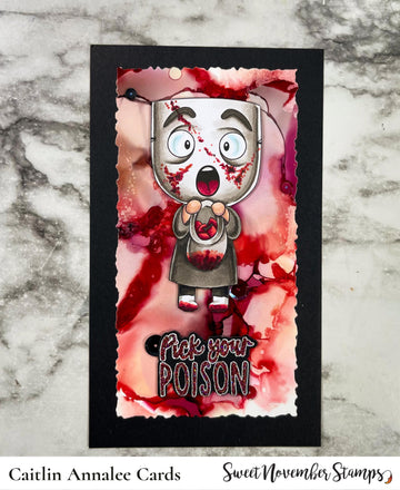 Digital Stamp - Halloween Masquerade: Ghost Gertie