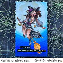 Load image into Gallery viewer, Digital Stamp - Flying High Witches: Bronwyn
