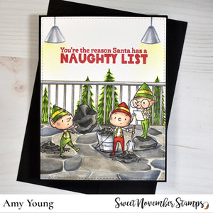 Clear Stamp Set - Naughty List
