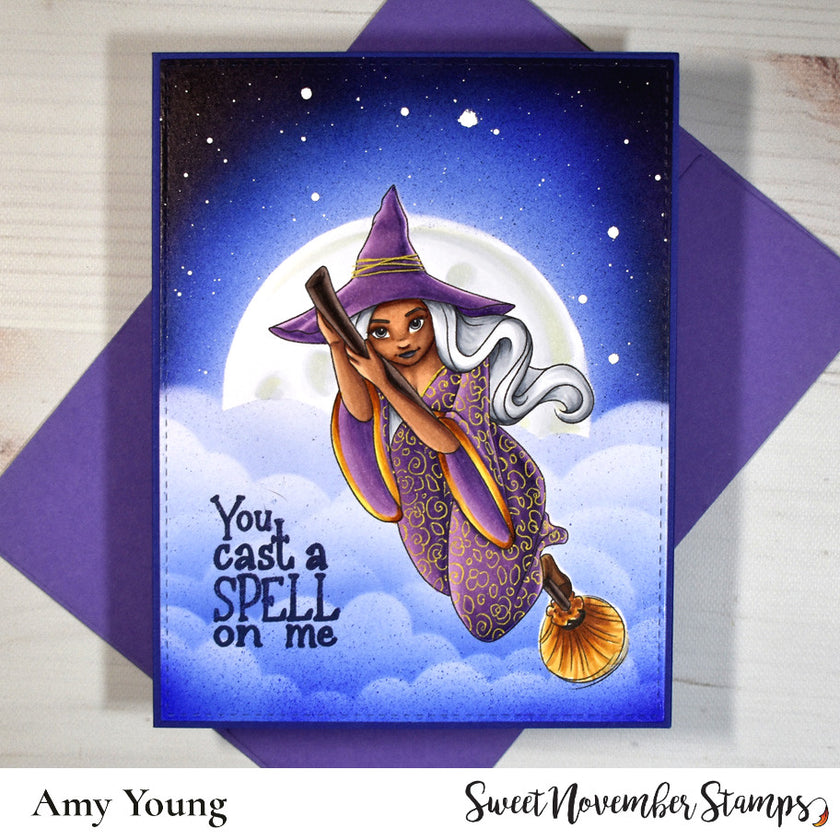 Digital Stamp - Flying High Witches: Evanora