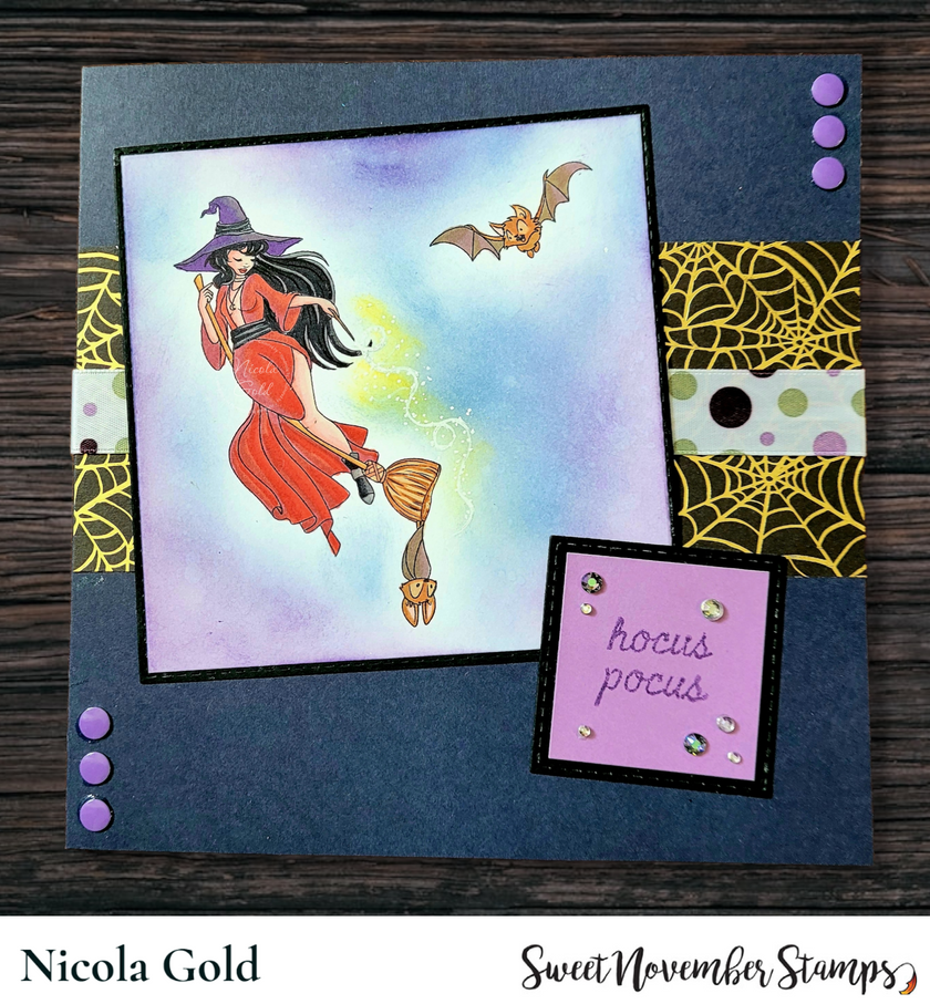 Digital Stamp - Flying High Witches: Delphine