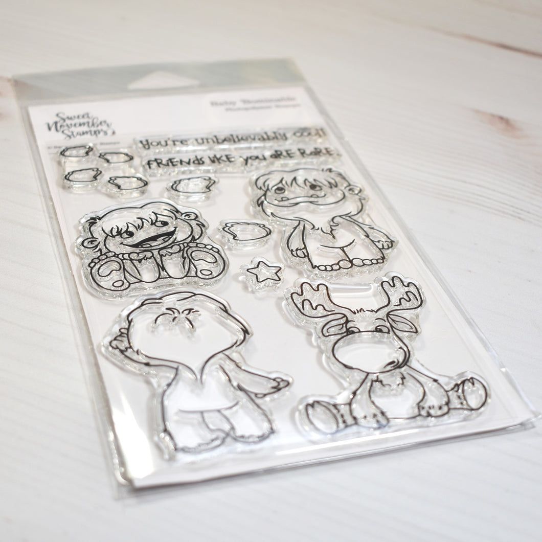 Clear Stamp Set - Baby 'Bominable