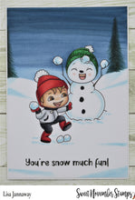 Load image into Gallery viewer, Clear Stamp Set - Snowball Fight
