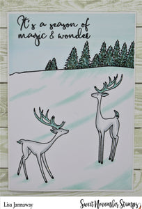 Clear Stamp Set - Elegant Reindeer