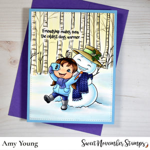 Clear Stamp Set - Snowman Selfie