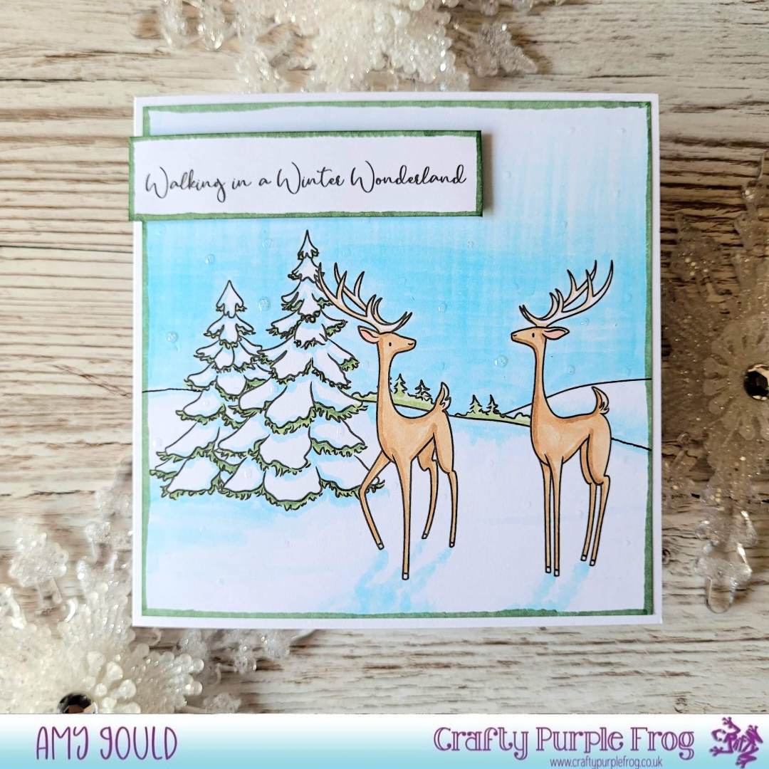 Clear Stamp Set - Elegant Reindeer