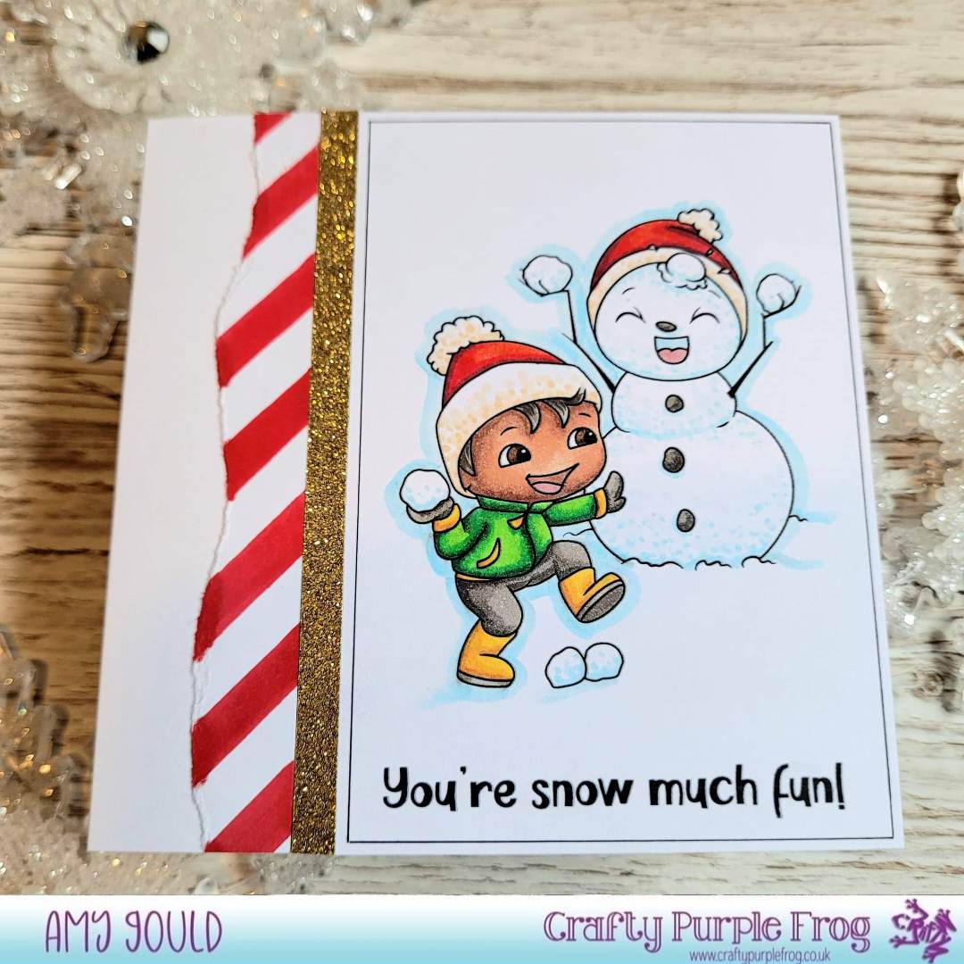 Clear Stamp Set - Snowball Fight