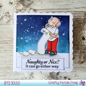 Clear Stamp Set - Naughty List