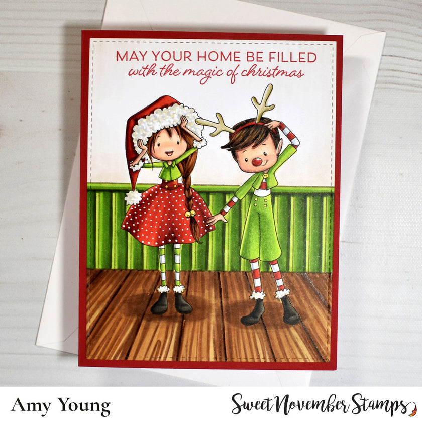 Digital Stamp - Sweet November Vault: Christmas Pixie Rudy