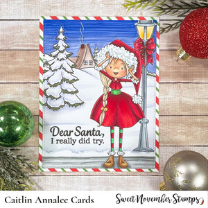 Digital Stamp - Sweet November Vault: Christmas Pixie Evie
