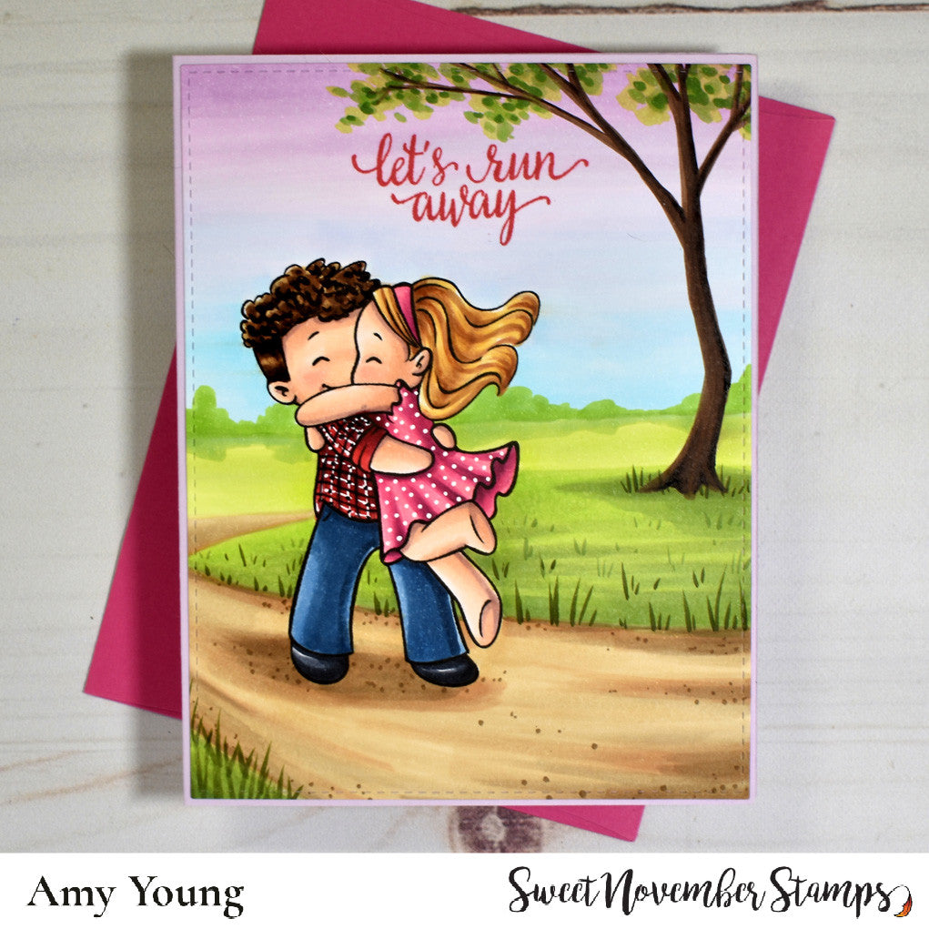 Digital Stamp - My Wee Valentine: Edward and Vivian