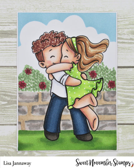 Digital Stamp - My Wee Valentine: Edward and Vivian