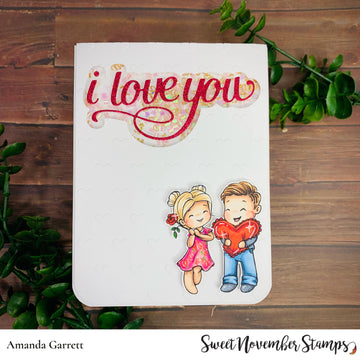 Digital Stamp - My Wee Valentine: Heath with a Heart