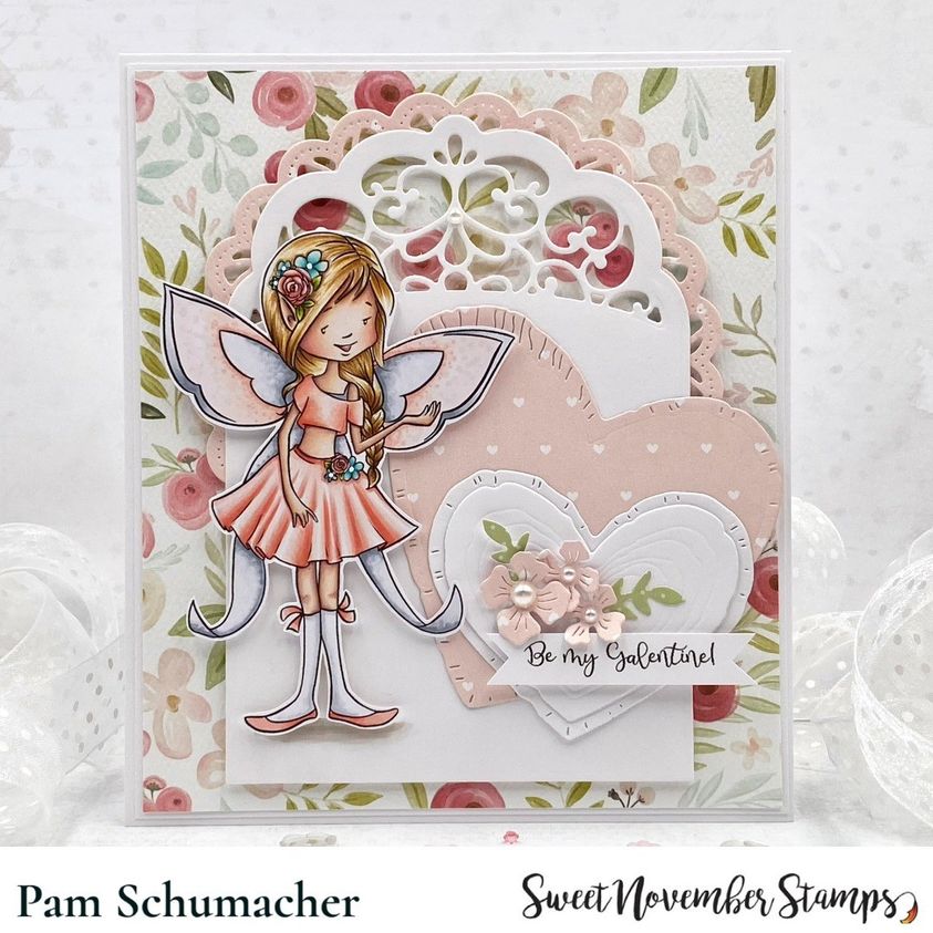 Digital Stamp - Galentine Fairies: Rachel