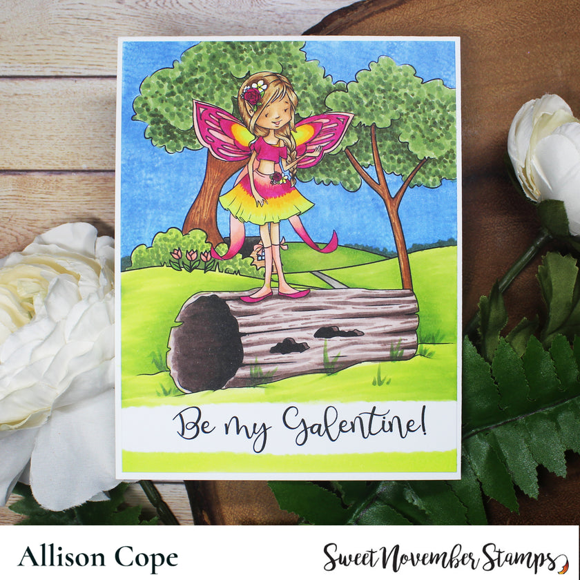 Digital Stamp - Galentine Fairies: Rachel