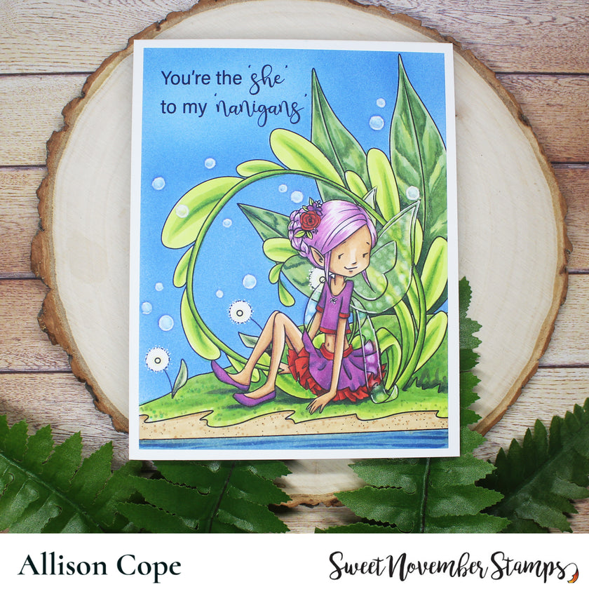 Digital Stamp - Galentine Fairies: Heather