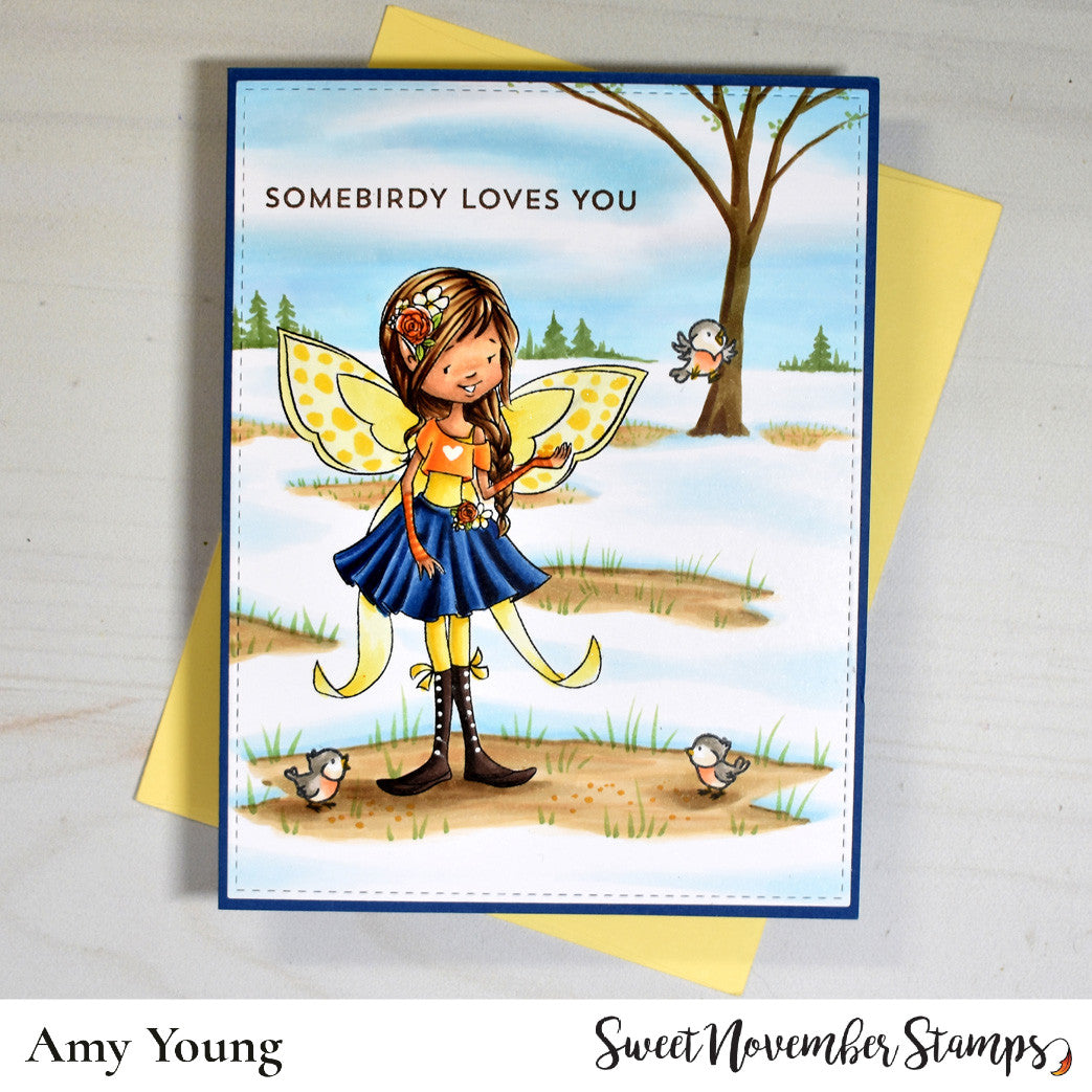 Digital Stamp - Galentine Fairies: Rachel