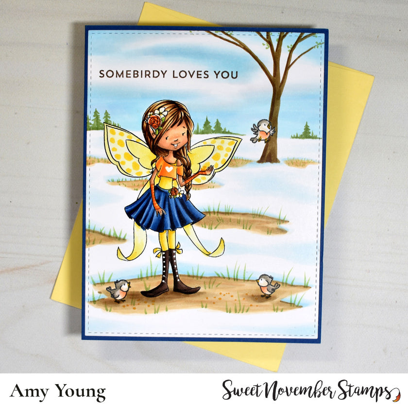 Digital Stamp - Galentine Fairies: Rachel