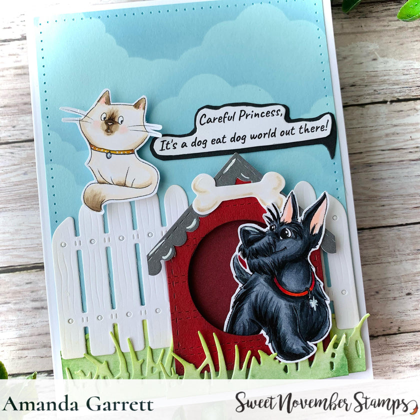 Digital Stamp - Dog Park 2: Booker the Scottie