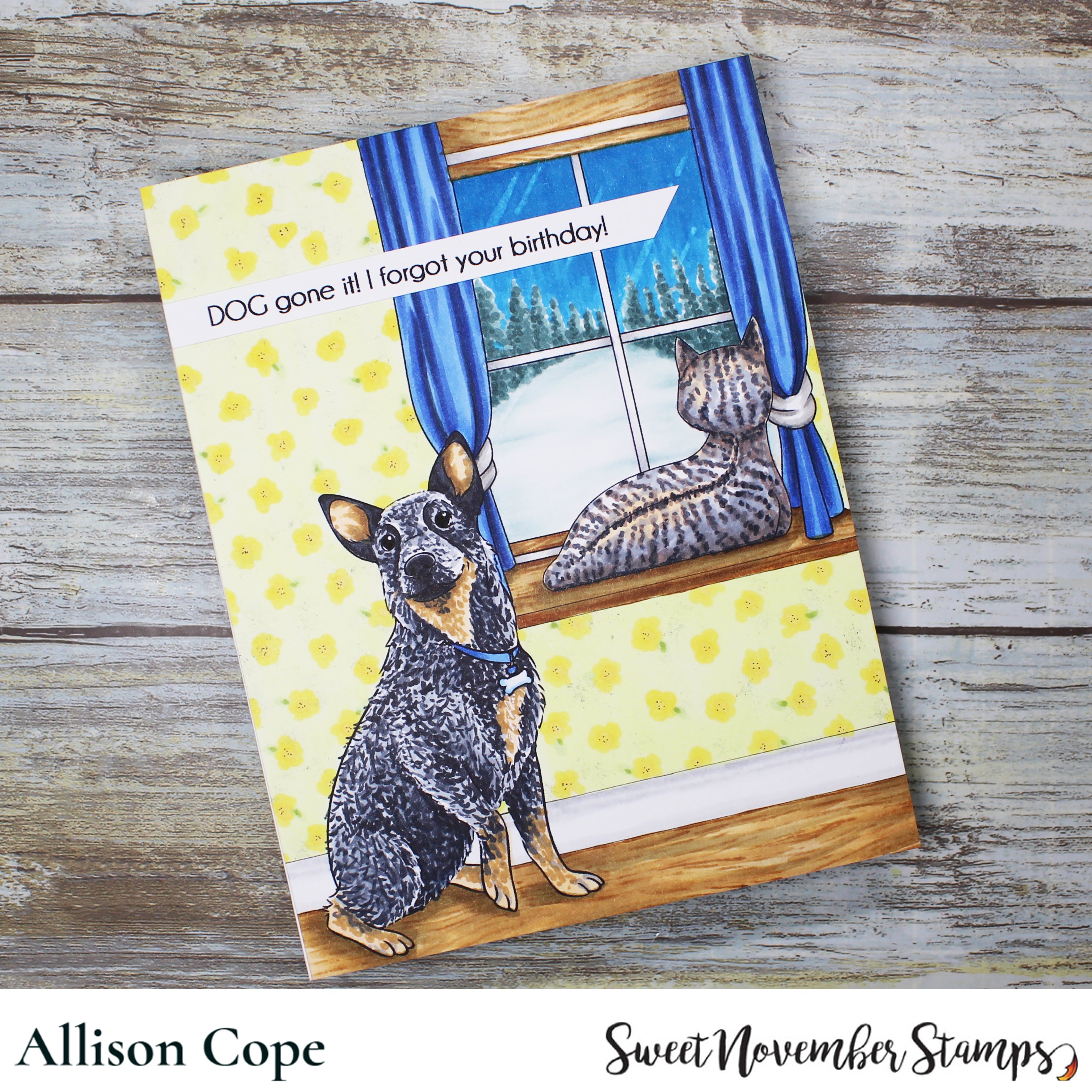 Digital Stamp - Dog Park 2: Durango the Cattledog