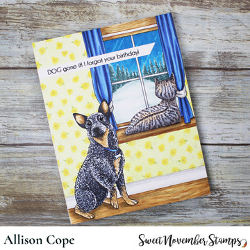 Digital Stamp - Dog Park 2: Durango the Cattledog