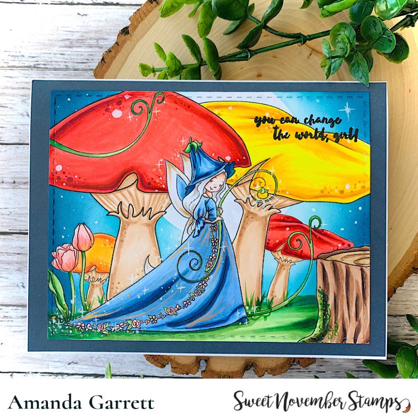 Digital Stamp - March of the Fairies: Queen Titania