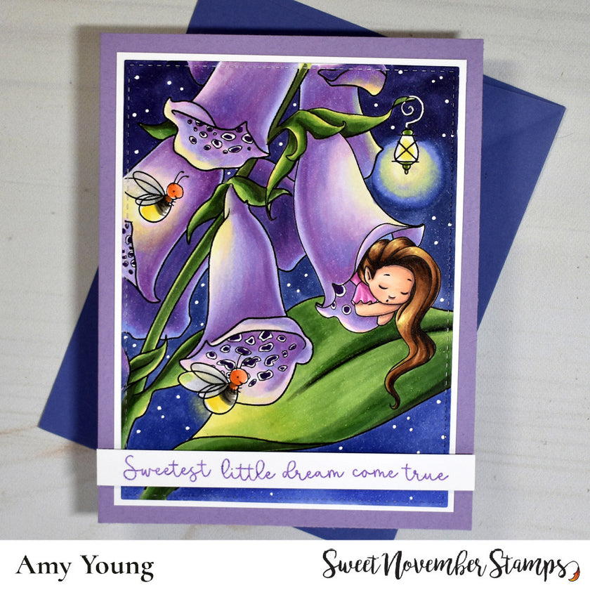Digital Stamp - Fairy Sleepover: Deirdre
