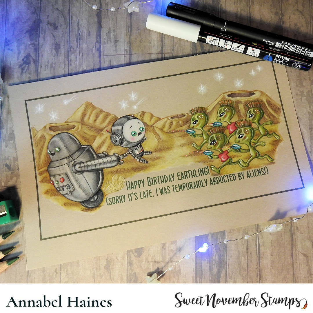 Digital Stamp - Robots vs Aliens: Alien 3