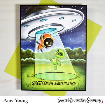Digital Stamp - Robots vs Aliens: Robot QT2