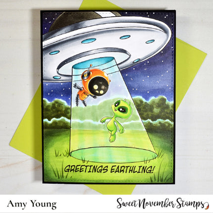 Digital Stamp - Robots vs Aliens: Robot QT2