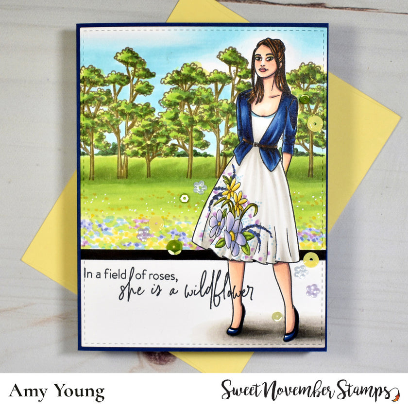 Clear Stamp Set - Horizon lines: Spring in Bloom