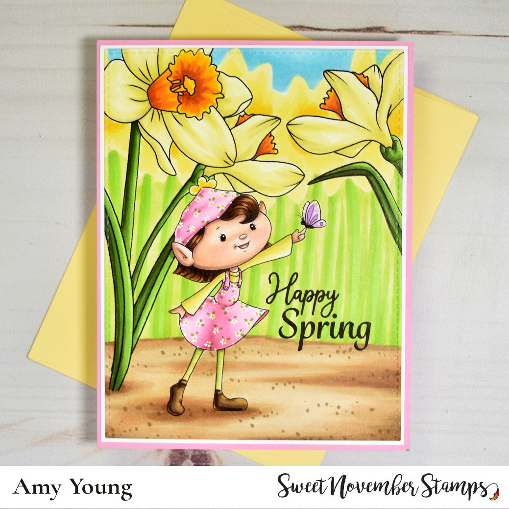 Digital Stamp - Sweet November Vault: Spring Elf Blossom