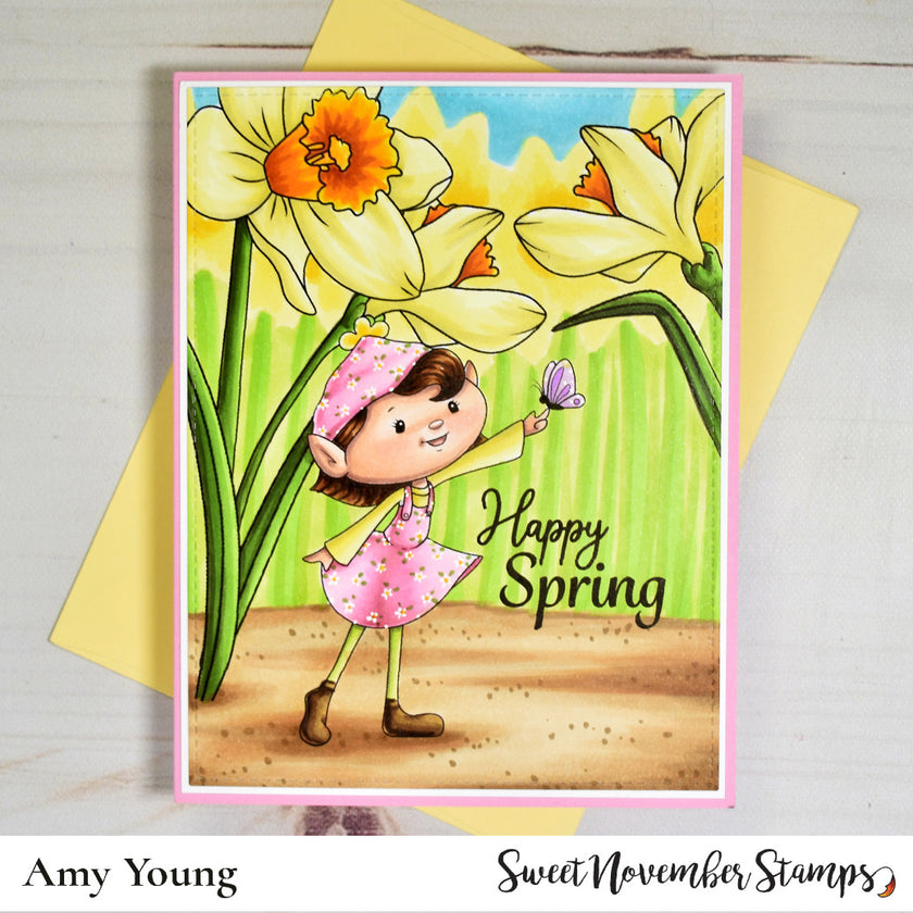 Digital Stamp - Sweet November Vault: Spring Elf Blossom