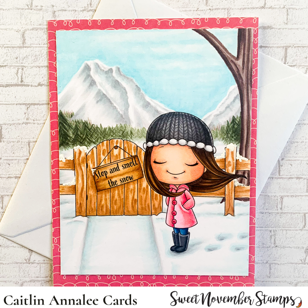 Digital Stamp - Sweet November Vault: Winter Kids Tess